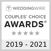 Wedding Wire Couples Choice Award 2019-2021
