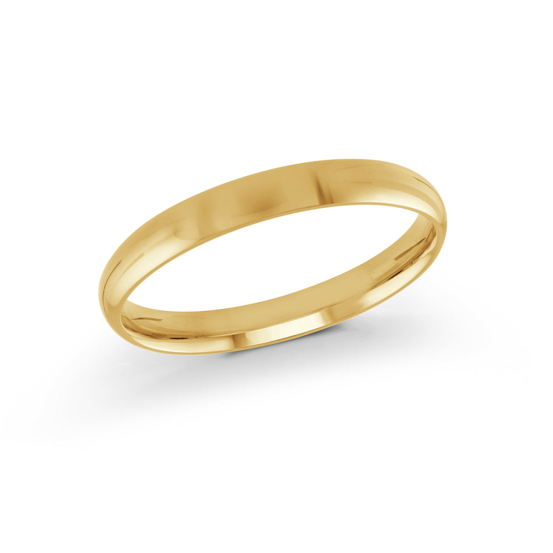 3mm 10K Yellow Gold Plain Band