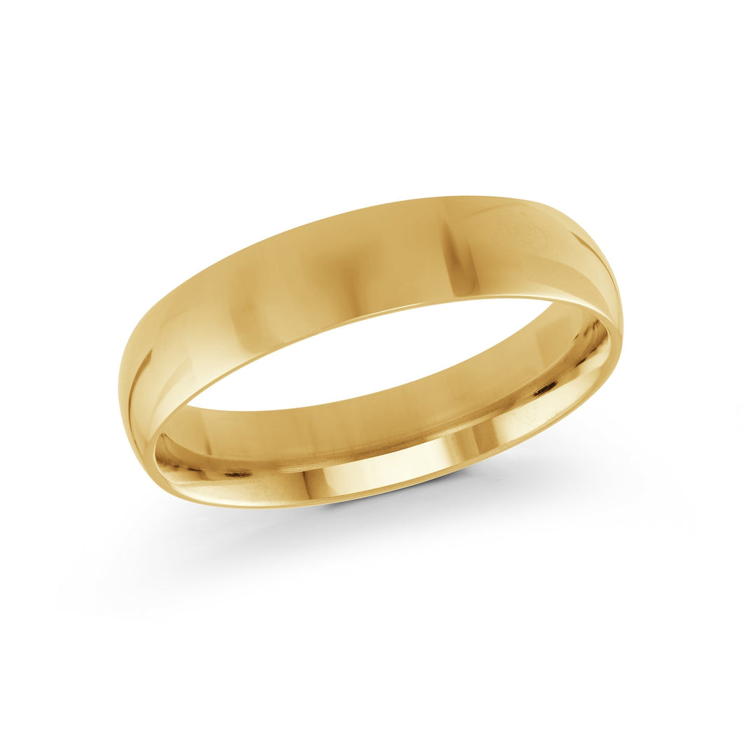 5mm 10K Yellow Gold Plain Band