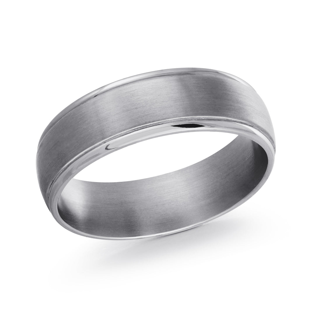 GREY Tantalum Men's Ring Size 6mm