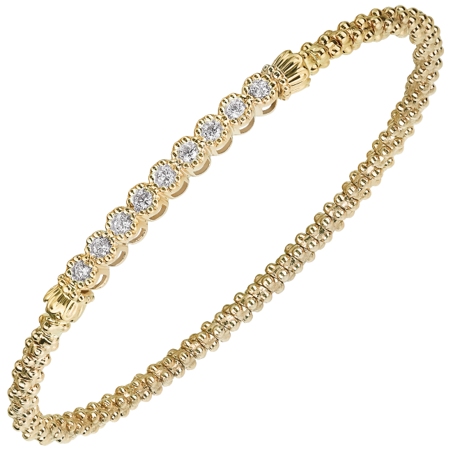 Yellow Gold Nine Diamond VAHAN Bracelet