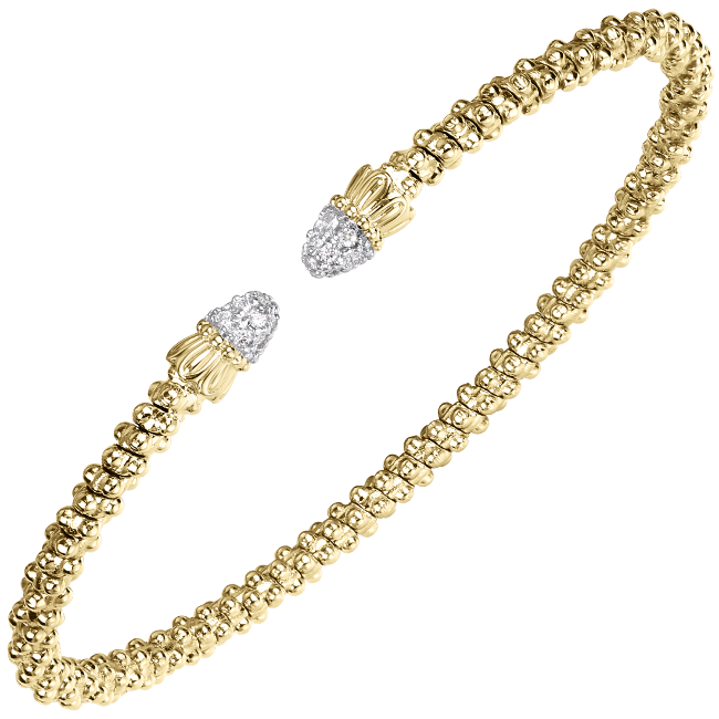 Yellow Gold VAHAN Open Cuff Bracelet