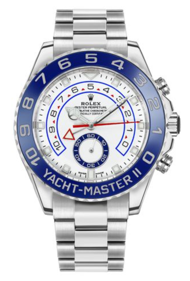 Pre-Owned Rolex Yachtmaster II White Dial on Oyster 116680