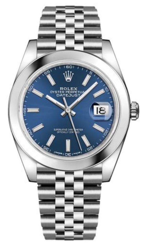 126300 blue dial hot sale