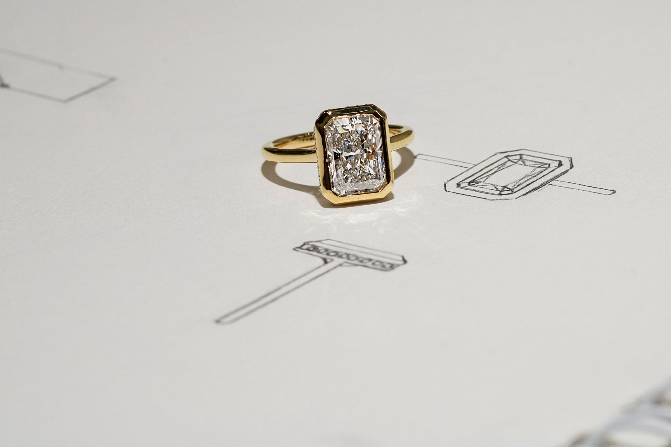 Financial factors affecting commitment, featuring diamond gold ring.