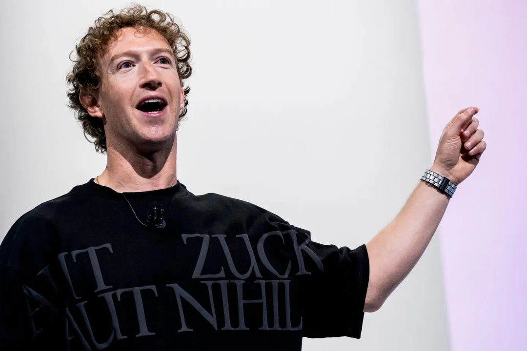 Mark Zuckerberg wearing a rare, luxury steel watch.