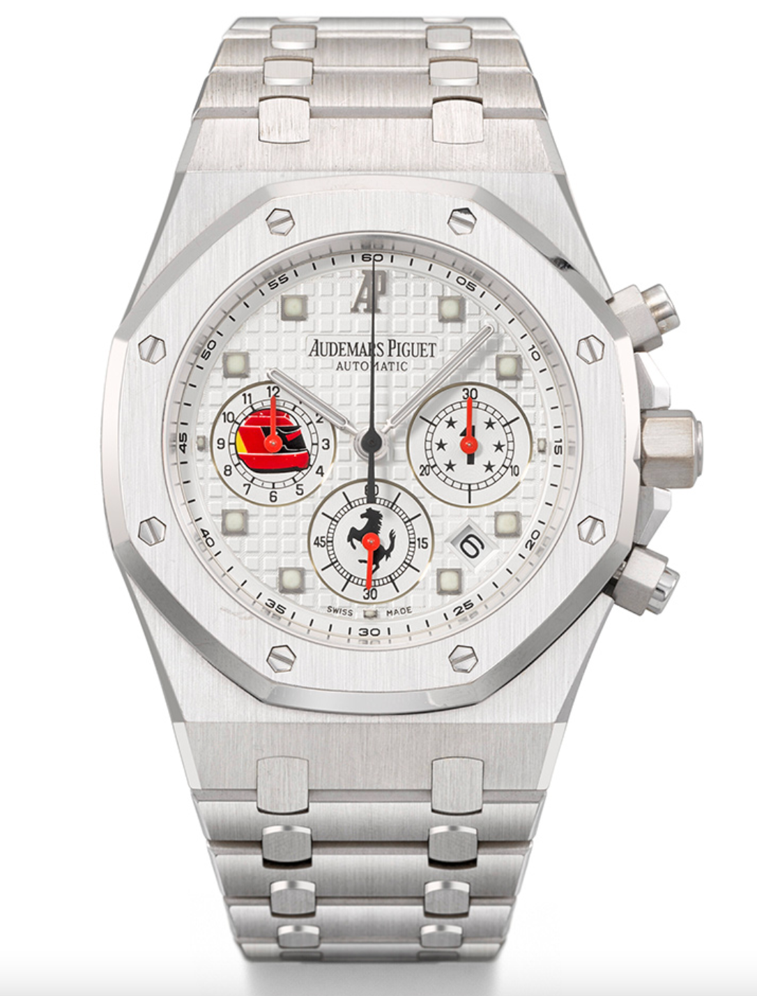 Audemars Piguet Royal Oak Schumacher watch going to auction.