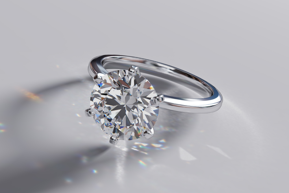 Masina Diamonds solitaire engagement ring.