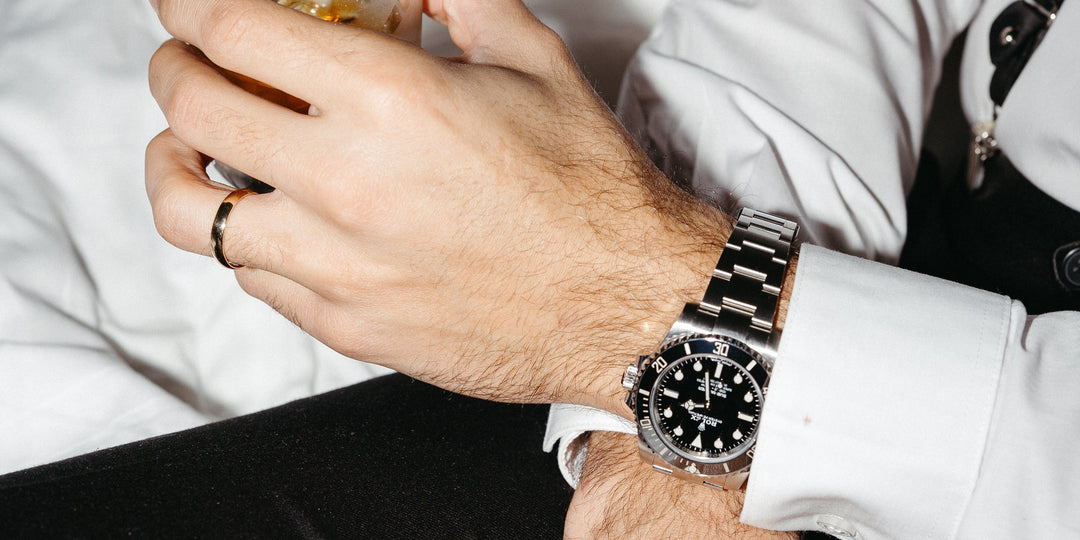 Rolex Subamariner 114060 on the wrist