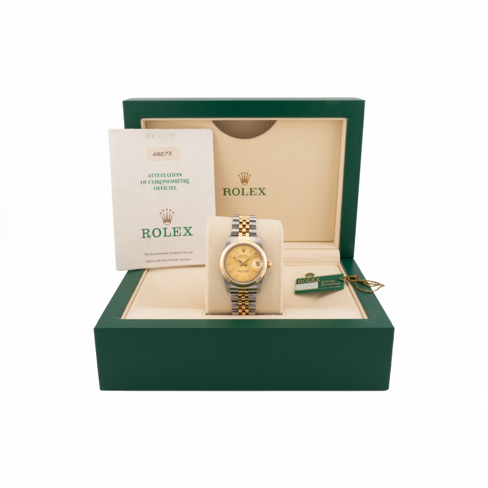 Rolex 68273 Datejust 31mm box and papers 
