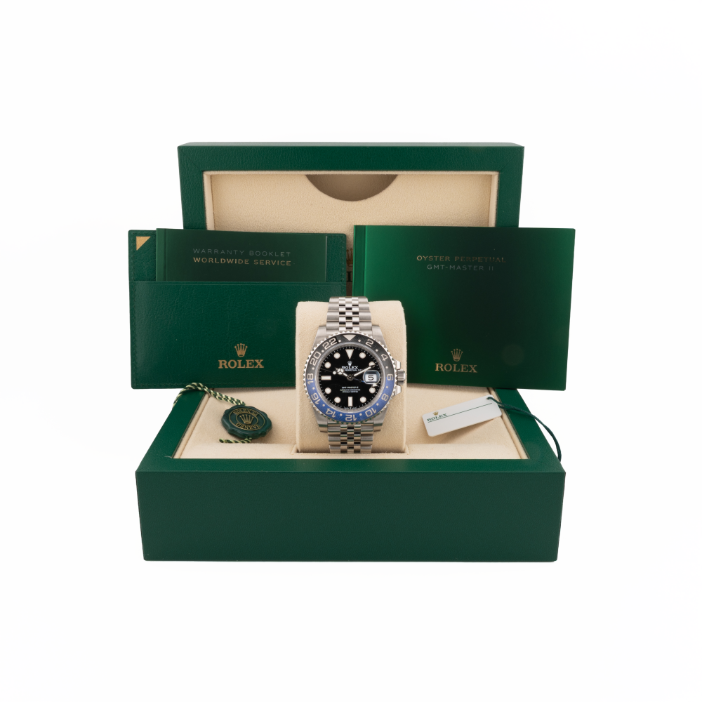Rolex batman 126710BLNR box and papers 