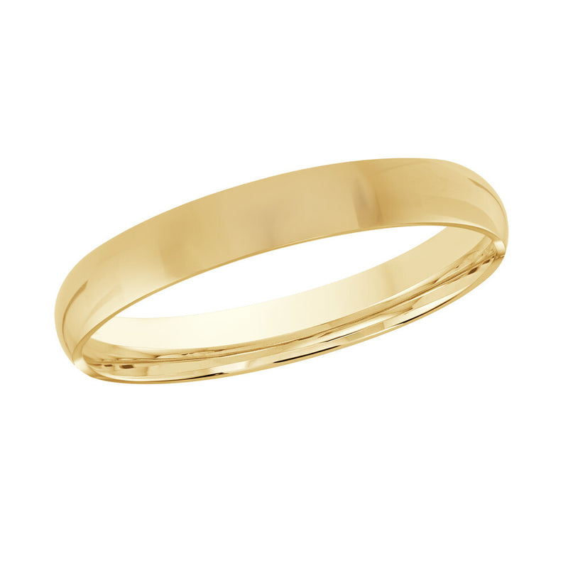Dome Wedding Band - Yellow - 2mm