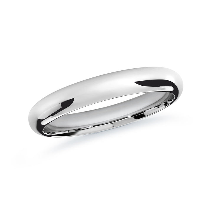 Premium Fit Wedding Band - White - 3mm