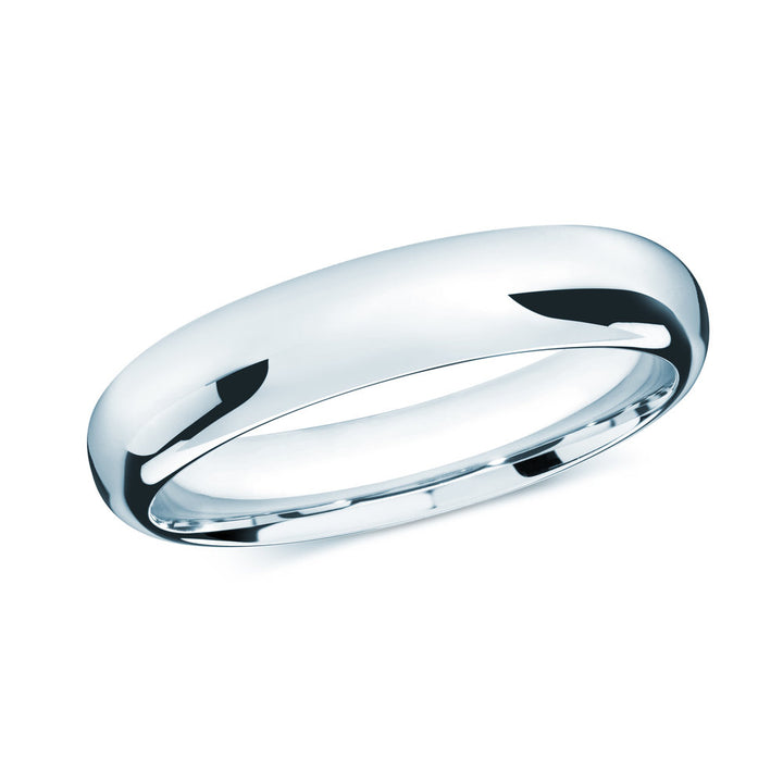 Premium Fit Wedding Band - White - 5mm