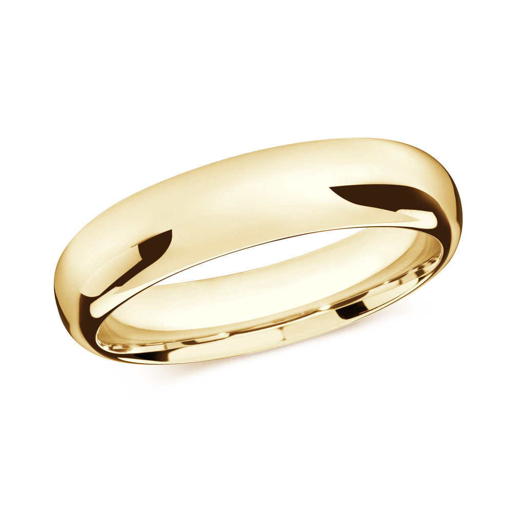 Premium Fit Wedding Band - Yellow - 6mm