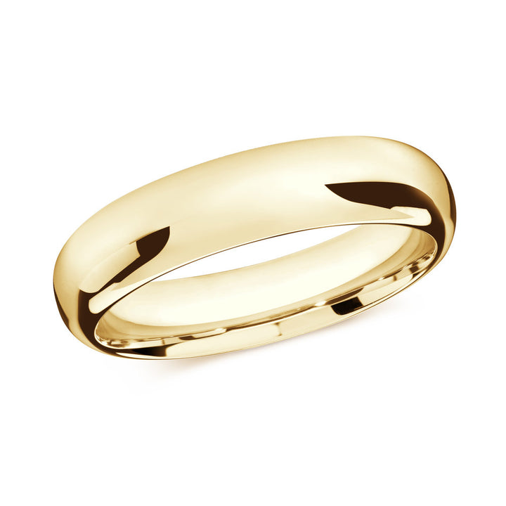 Premium Fit Wedding Band - Yellow - 6mm