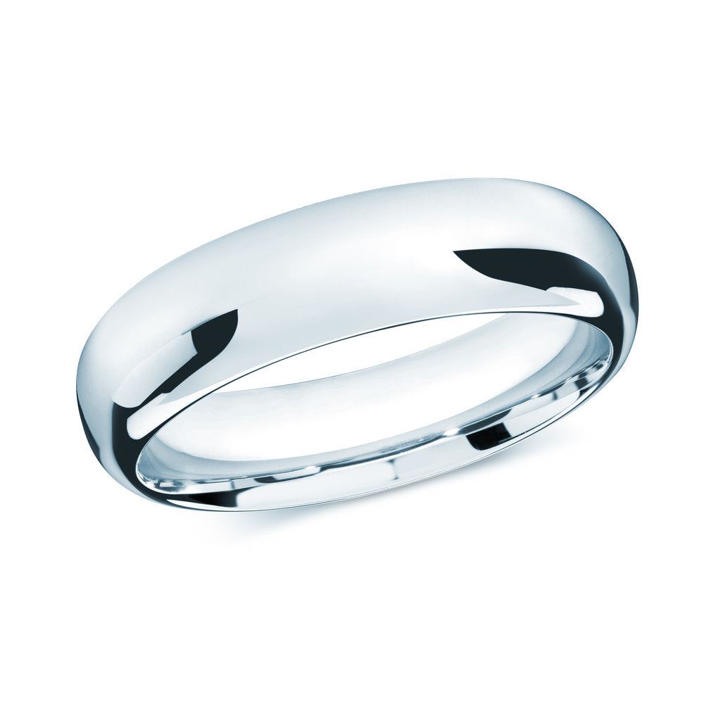 Premium Fit Wedding Band - White - 7mm