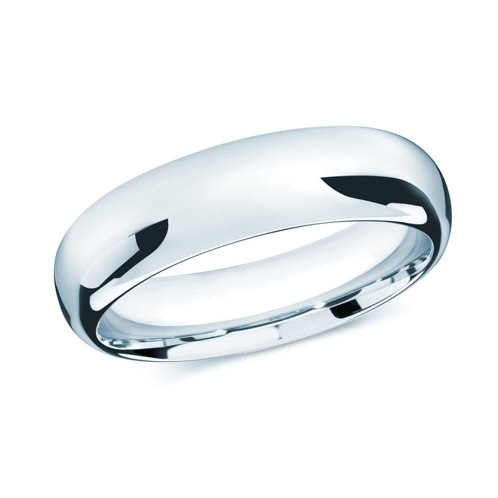 Premium Fit Wedding Band - White - 7mm