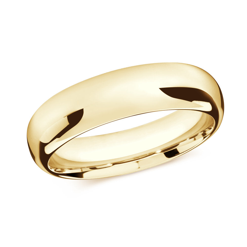 Premium Fit Wedding Band - Yellow - 7mm