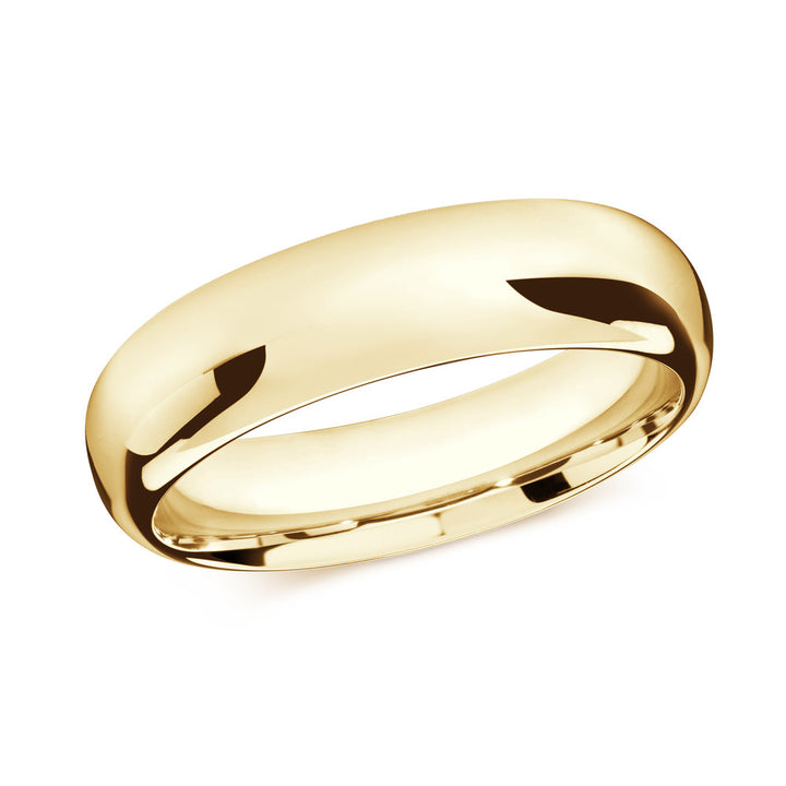 Premium Fit Wedding Band - Yellow - 7mm