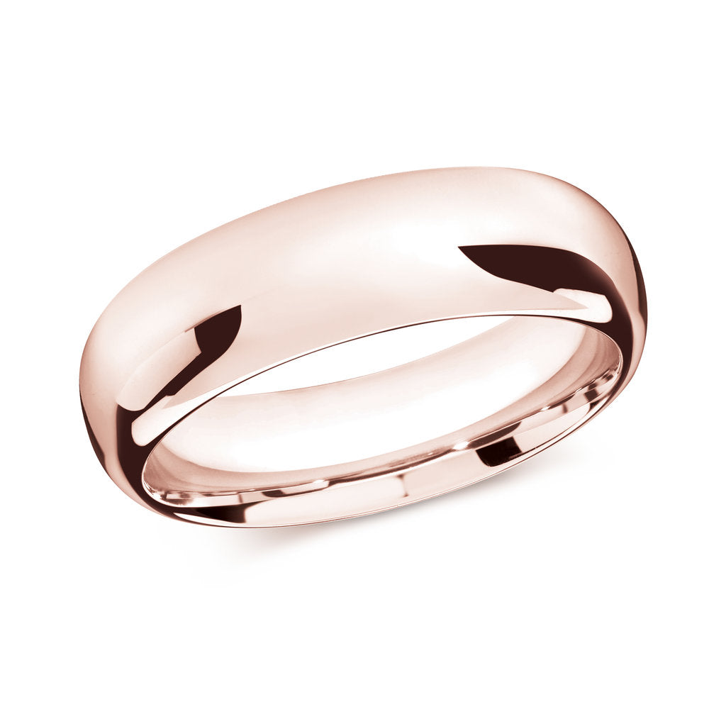 Premium Fit Wedding Band - Pink - 8mm