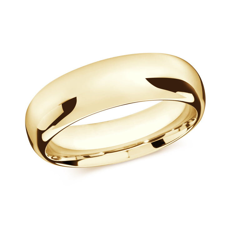 Premium Fit Wedding Band - Yellow - 8mm