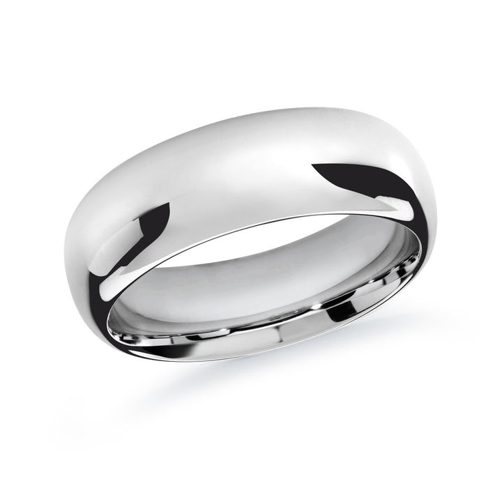 Premium Fit Wedding Band - White - 9mm