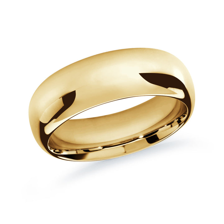Premium Fit Wedding Band - Yellow - 9mm