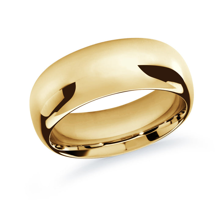 Premium Fit Wedding Band - Yellow - 10mm