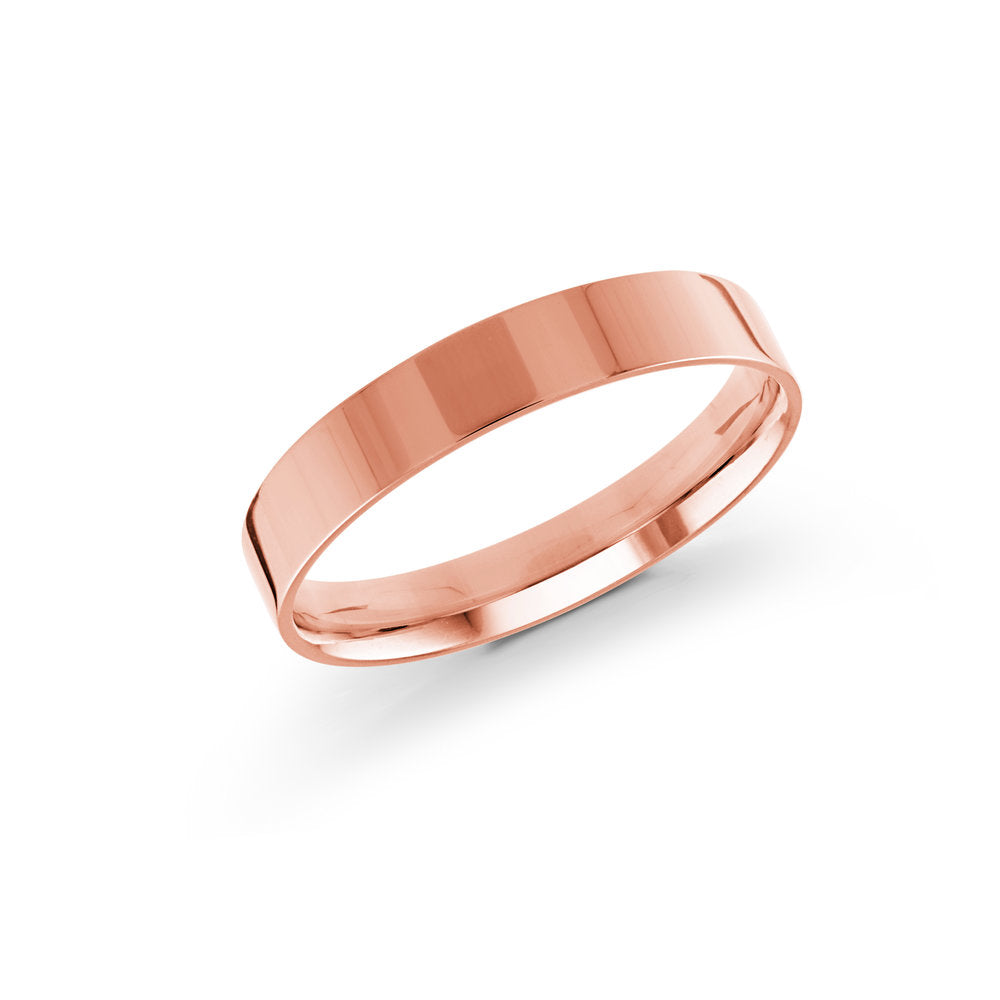 Half Round Wedding Band - Pink - 4mm