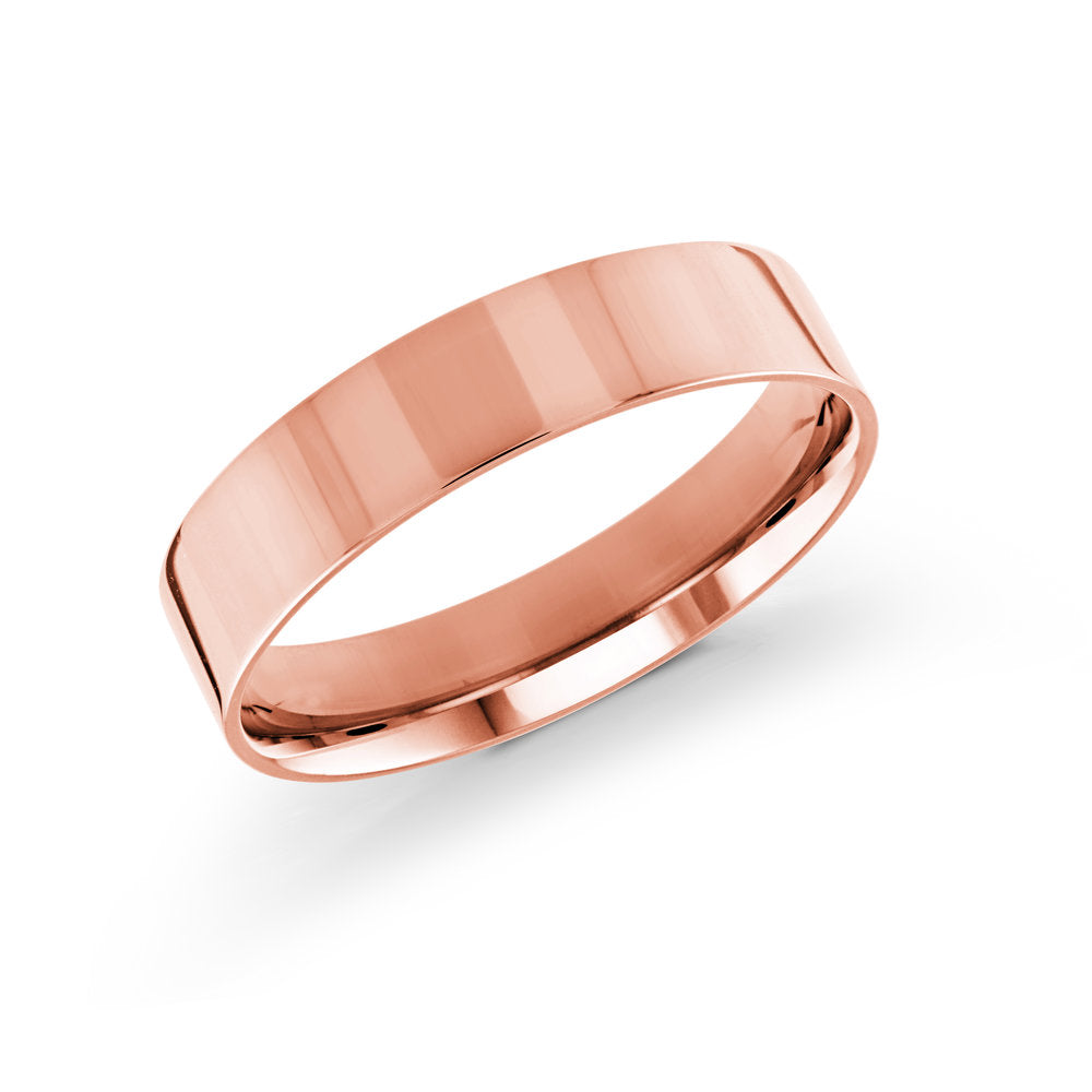 Half Round Wedding Band - Pink - 5mm
