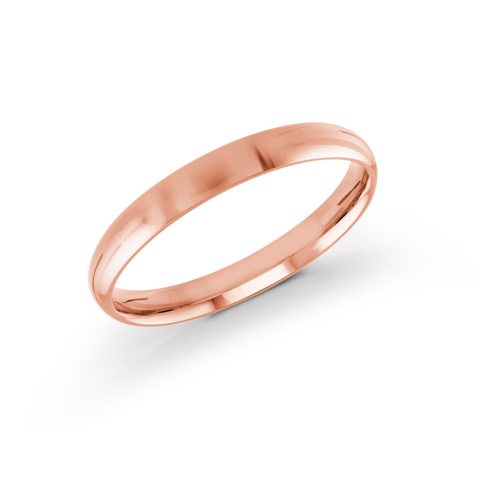 Milgrain Wedding Band - Pink - 3mm