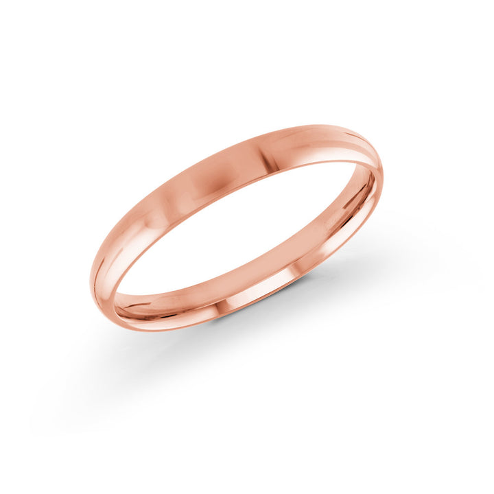 Milgrain Wedding Band - Pink - 3mm