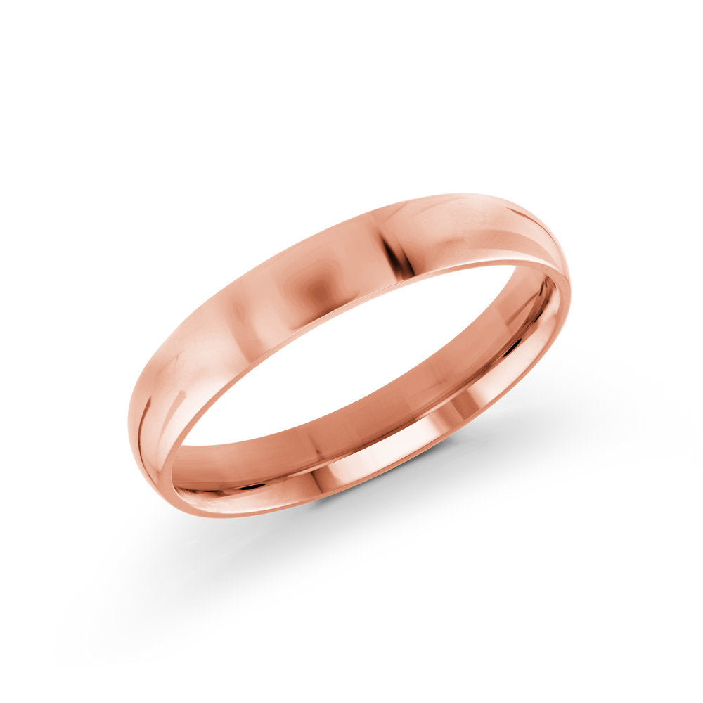 Milgrain Wedding Band - Pink - 4mm