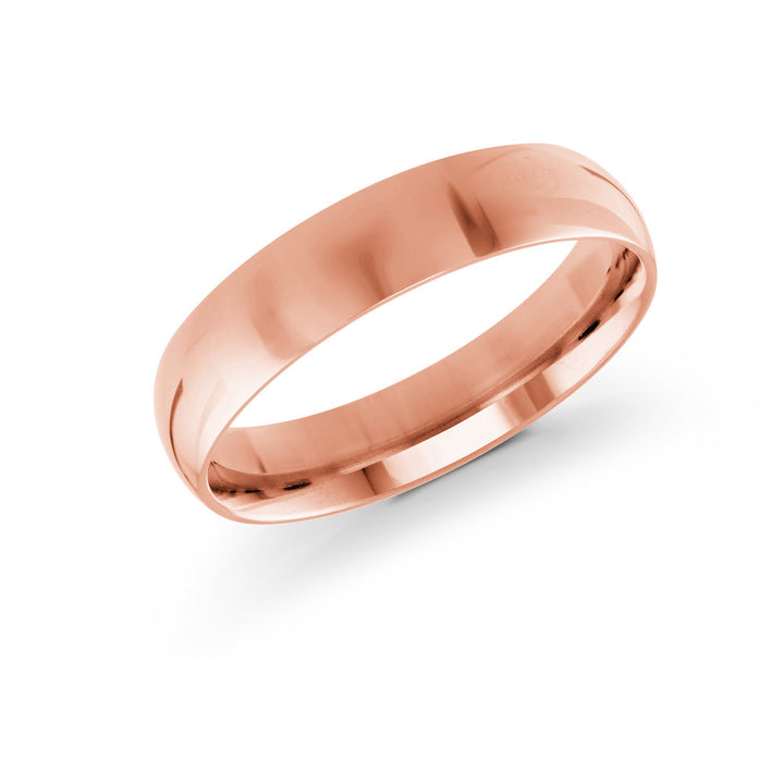 Milgrain Wedding Band - Pink - 5mm