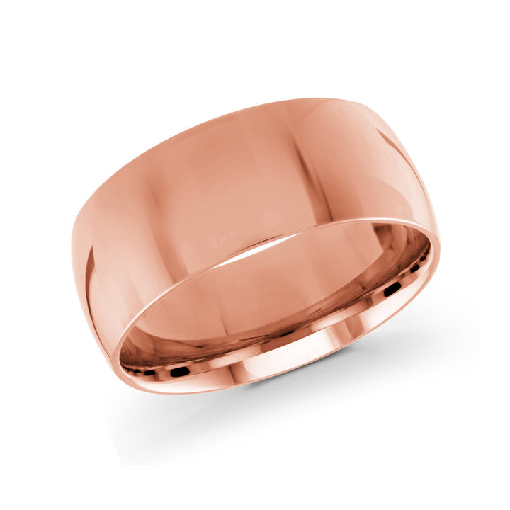 Milgrain Wedding Band - Pink - 9mm
