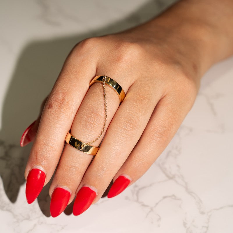 Double Chain link Ring