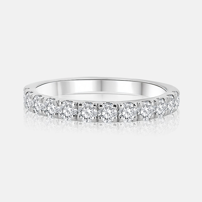 Masina Diamonds pavé band in 14K white gold.
