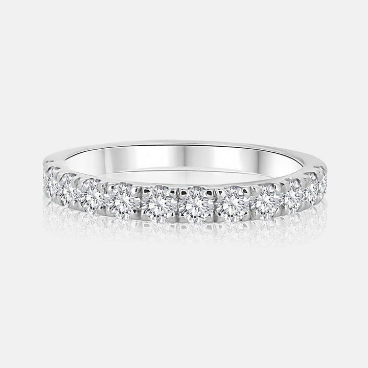 Masina Diamonds pavé band in 14K white gold.