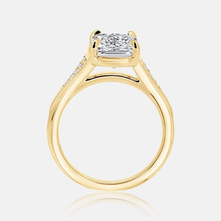 Split shank engagement ring