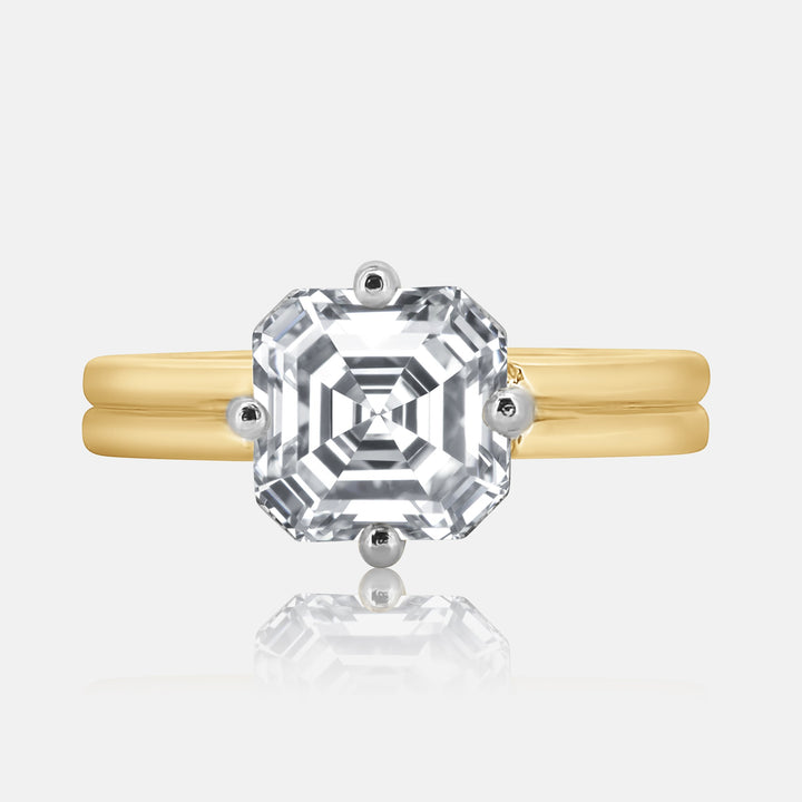 Asscher Engagement Ring