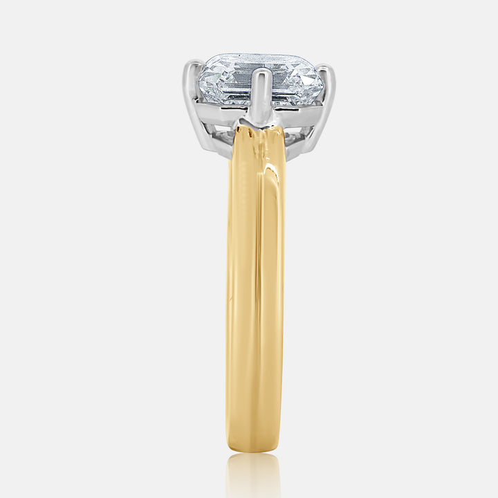 Asscher Engagement Ring