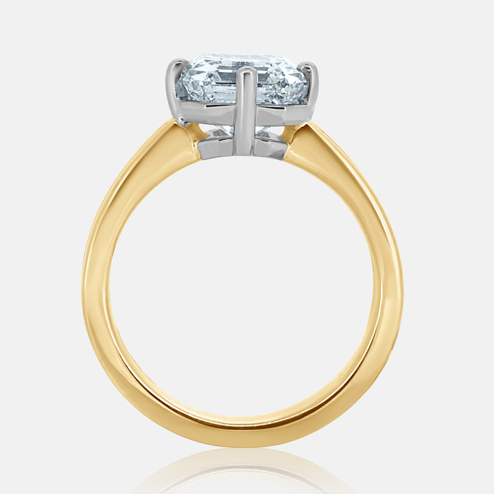 Asscher Engagement Ring
