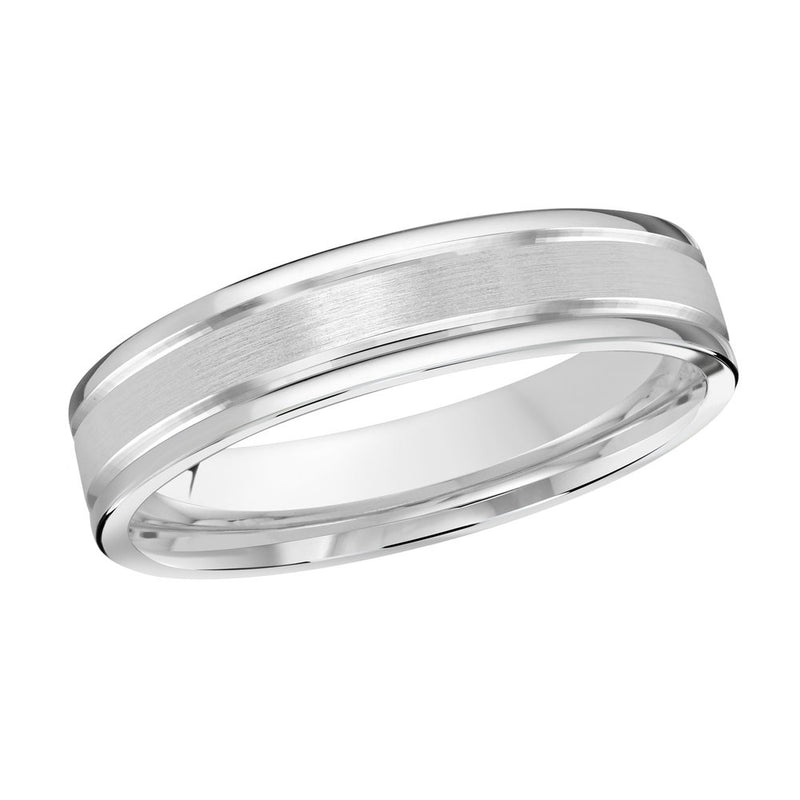 M3-004 10K - White Gold 4mm Satin