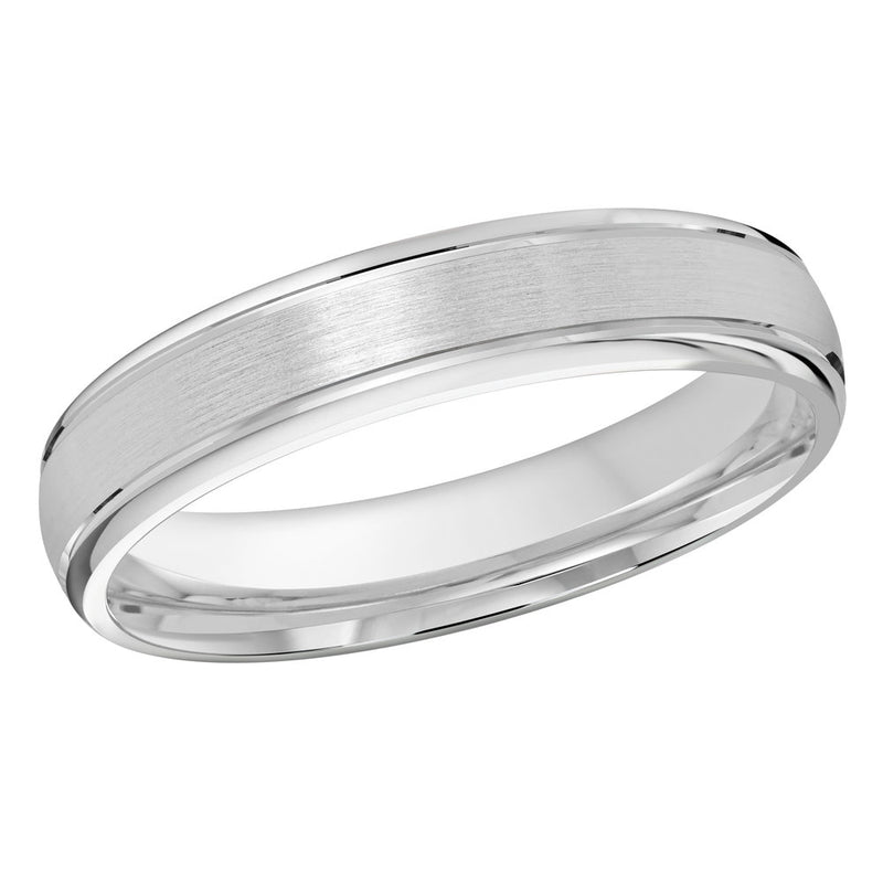 M3-005 10K - White Gold 4mm Satin