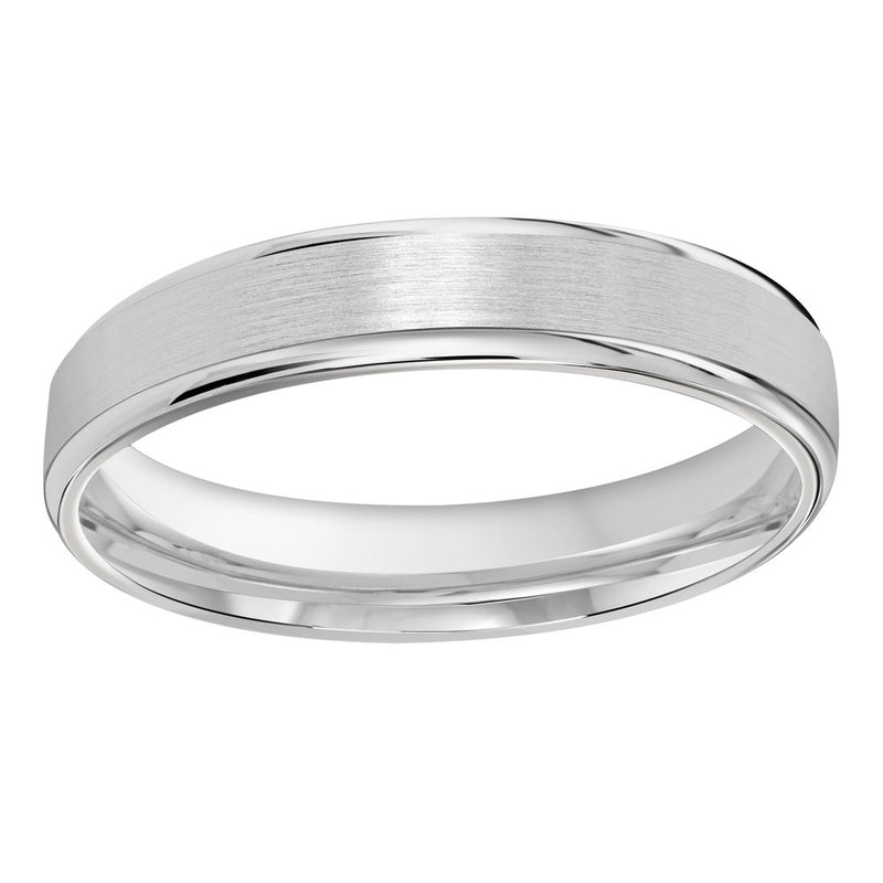 M3-010 14K - White Gold 4mm Satin