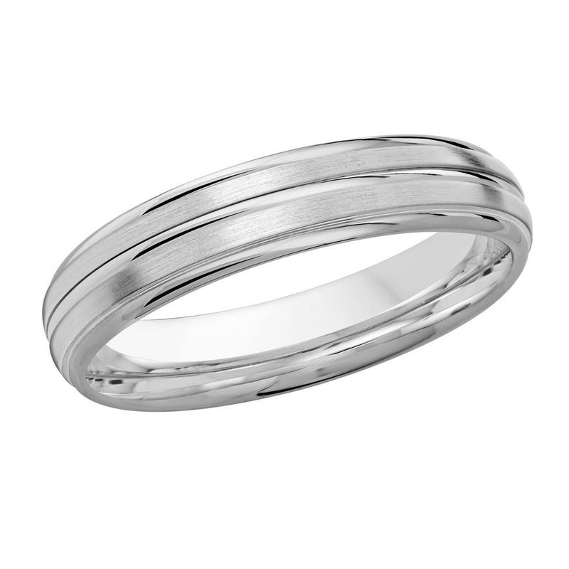 M3-016 Platinum - White Gold 4mm Satin
