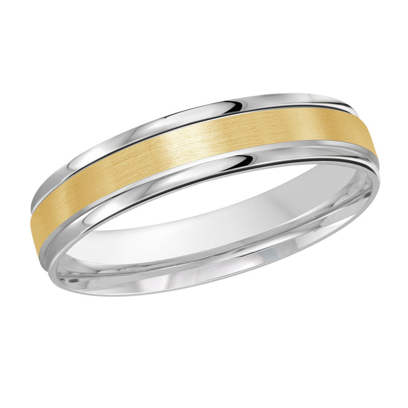 M3-031 10K - White / Yellow Gold 4mm Satin