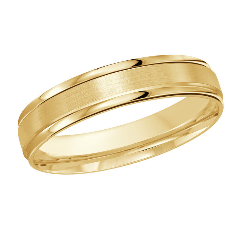 M3-031 18K - Yellow Gold 4mm Satin