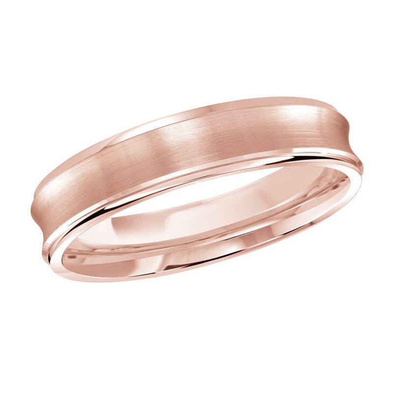 M3-095 Platinum - Pink Gold 4mm Satin